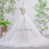 Strapless Princess Ball Gown Wedding Dress RS210108